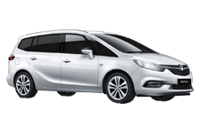 Car Hire Kingswinford - Vauxhall Zafira 5 + 2 - Minibus hire Kingswinford